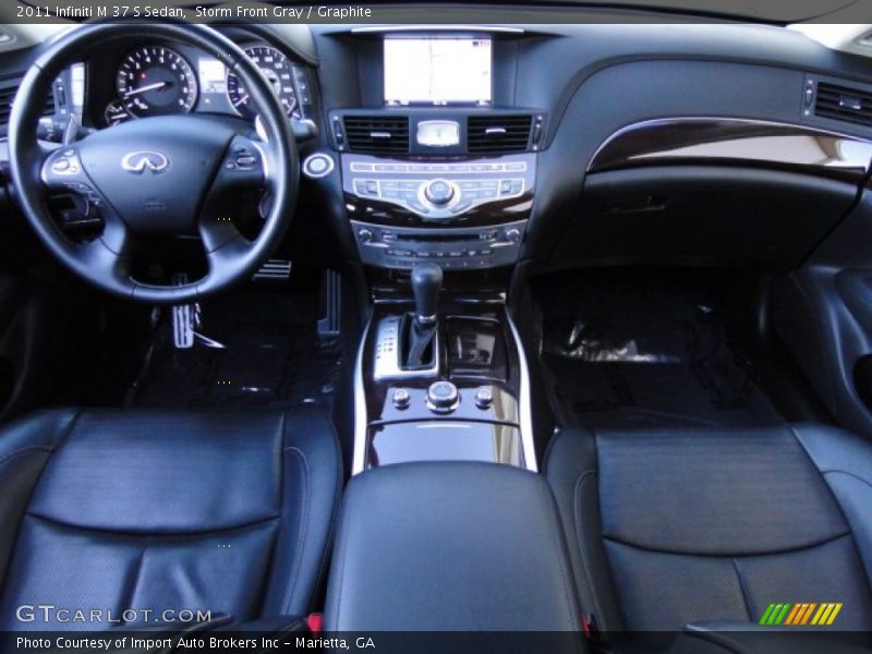 Storm Front Gray / Graphite 2011 Infiniti M 37 S Sedan