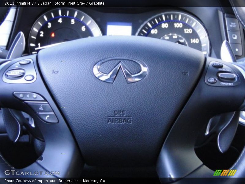 Storm Front Gray / Graphite 2011 Infiniti M 37 S Sedan