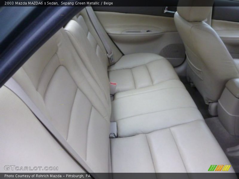 Sepang Green Metallic / Beige 2003 Mazda MAZDA6 s Sedan