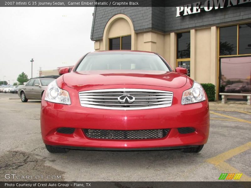 Garnet Ember Metallic / Graphite Black 2007 Infiniti G 35 Journey Sedan