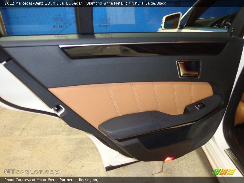 Diamond White Metallic / Natural Beige/Black 2012 Mercedes-Benz E 350 BlueTEC Sedan