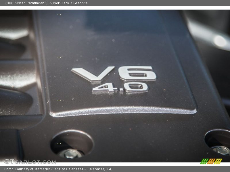 Super Black / Graphite 2008 Nissan Pathfinder S