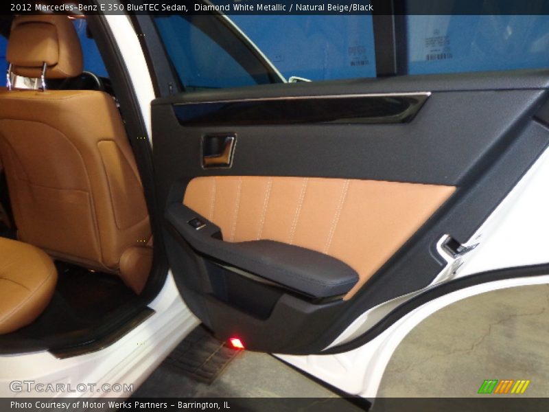 Diamond White Metallic / Natural Beige/Black 2012 Mercedes-Benz E 350 BlueTEC Sedan