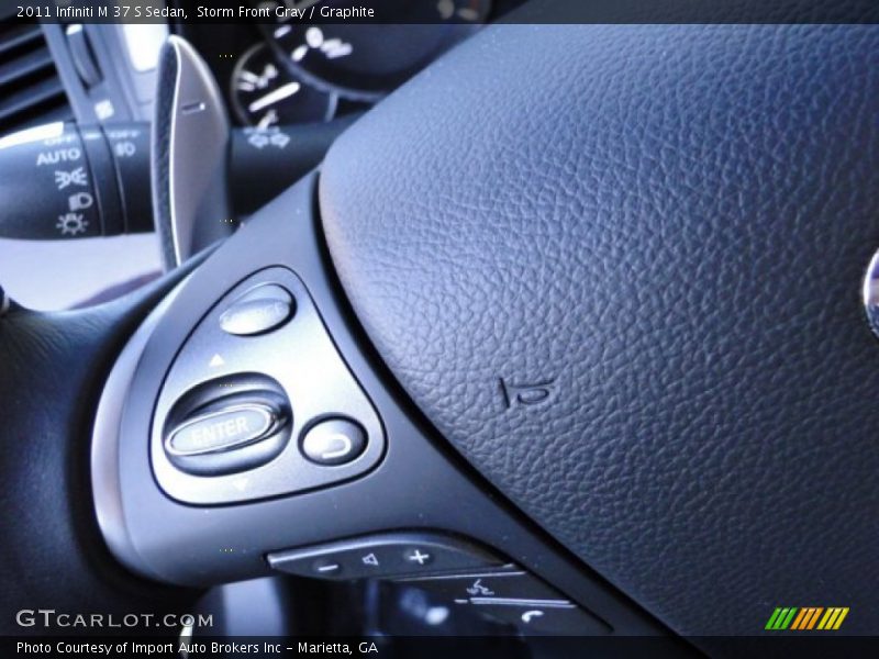 Storm Front Gray / Graphite 2011 Infiniti M 37 S Sedan