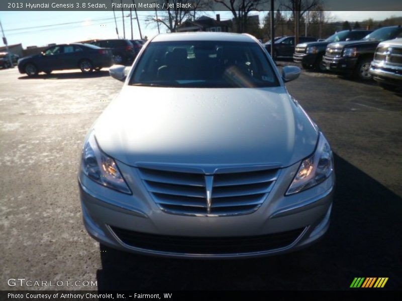 Platinum Metallic / Jet Black 2013 Hyundai Genesis 3.8 Sedan