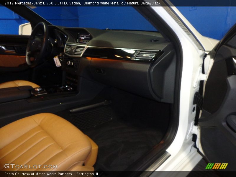 Diamond White Metallic / Natural Beige/Black 2012 Mercedes-Benz E 350 BlueTEC Sedan