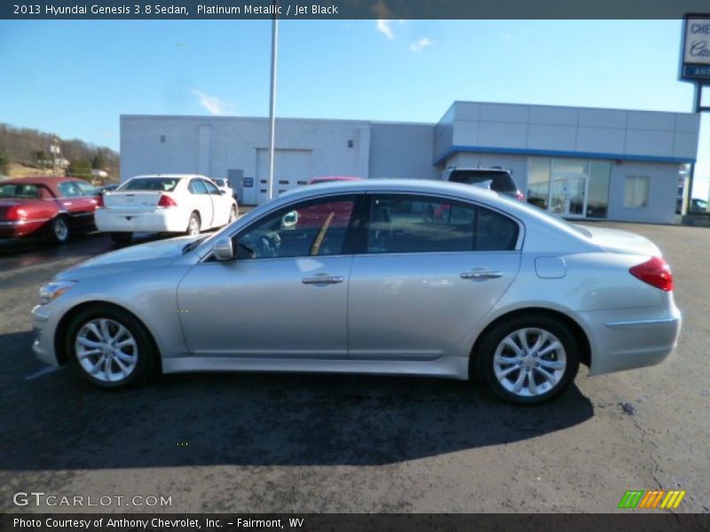 Platinum Metallic / Jet Black 2013 Hyundai Genesis 3.8 Sedan