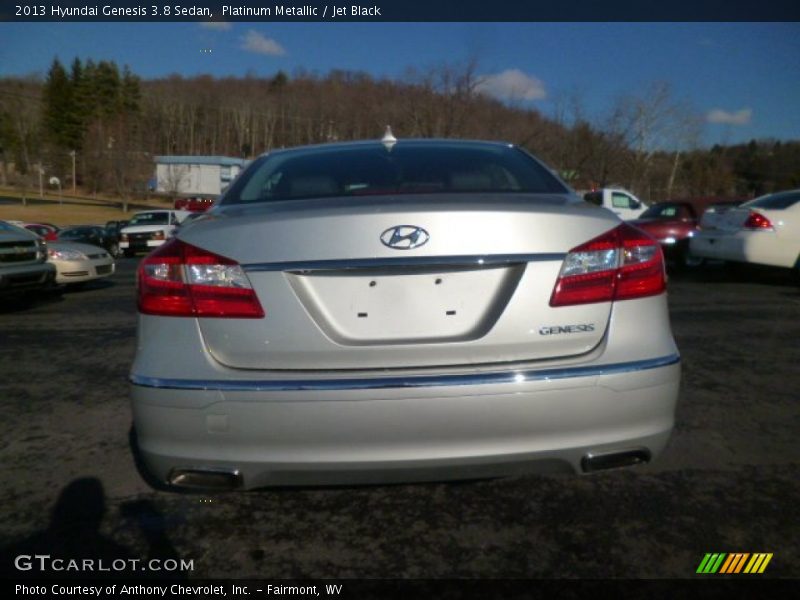 Platinum Metallic / Jet Black 2013 Hyundai Genesis 3.8 Sedan