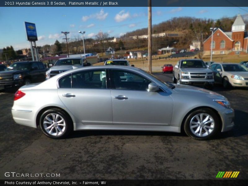 Platinum Metallic / Jet Black 2013 Hyundai Genesis 3.8 Sedan