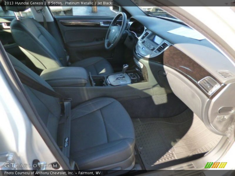 Platinum Metallic / Jet Black 2013 Hyundai Genesis 3.8 Sedan