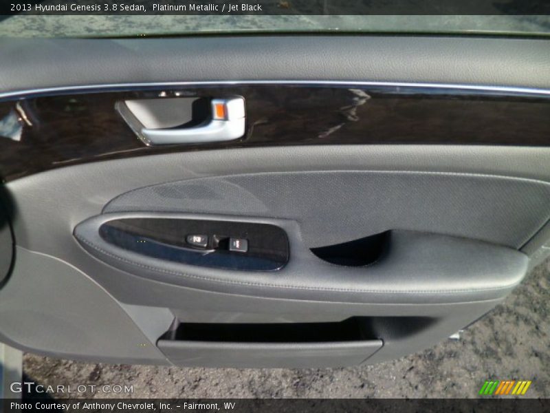 Platinum Metallic / Jet Black 2013 Hyundai Genesis 3.8 Sedan