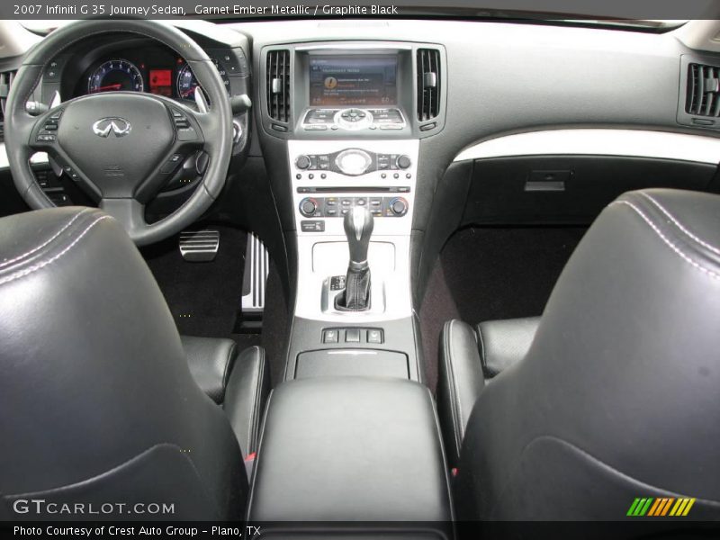 Garnet Ember Metallic / Graphite Black 2007 Infiniti G 35 Journey Sedan