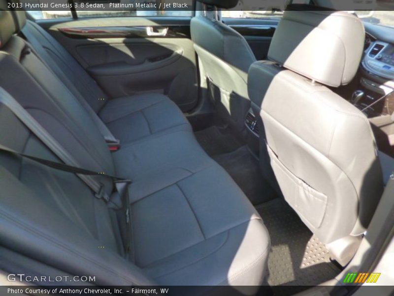 Platinum Metallic / Jet Black 2013 Hyundai Genesis 3.8 Sedan