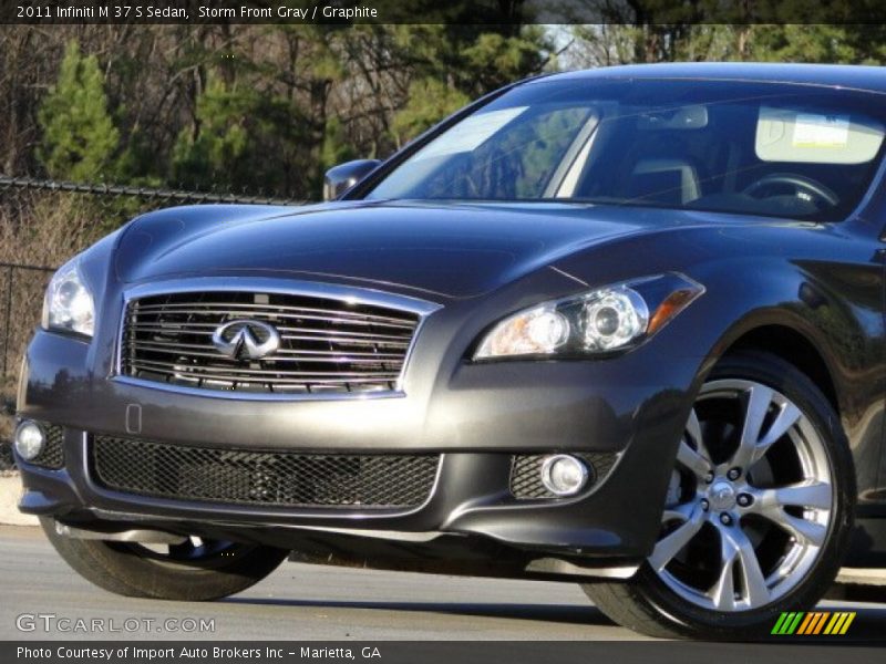 Storm Front Gray / Graphite 2011 Infiniti M 37 S Sedan