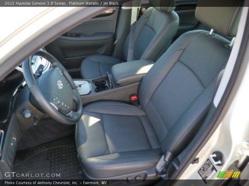 Platinum Metallic / Jet Black 2013 Hyundai Genesis 3.8 Sedan