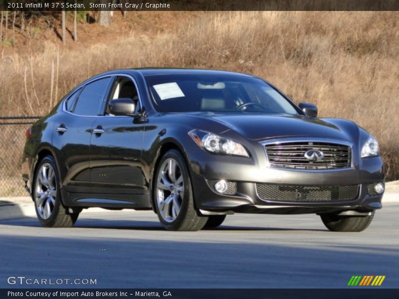 Storm Front Gray / Graphite 2011 Infiniti M 37 S Sedan