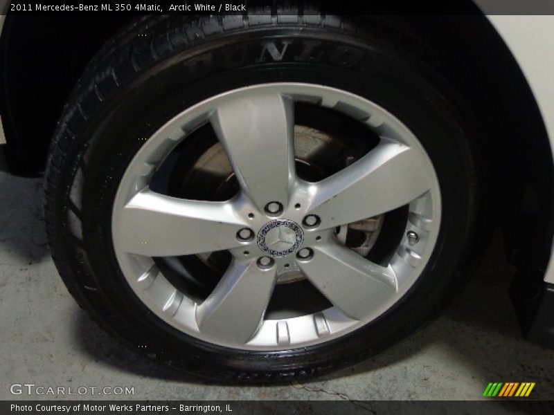 Arctic White / Black 2011 Mercedes-Benz ML 350 4Matic