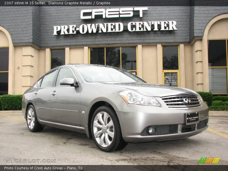 Diamond Graphite Metallic / Graphite 2007 Infiniti M 35 Sedan