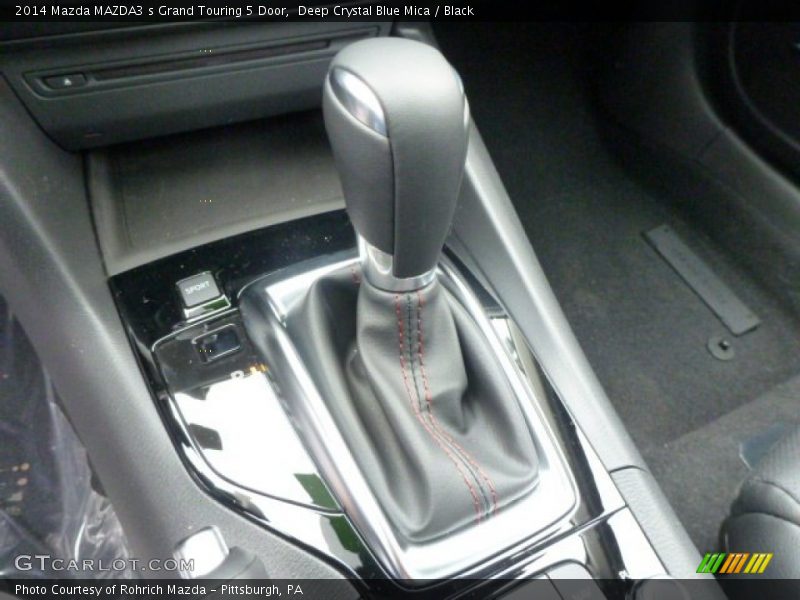 Deep Crystal Blue Mica / Black 2014 Mazda MAZDA3 s Grand Touring 5 Door