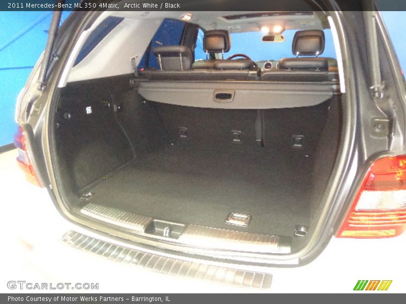 Arctic White / Black 2011 Mercedes-Benz ML 350 4Matic