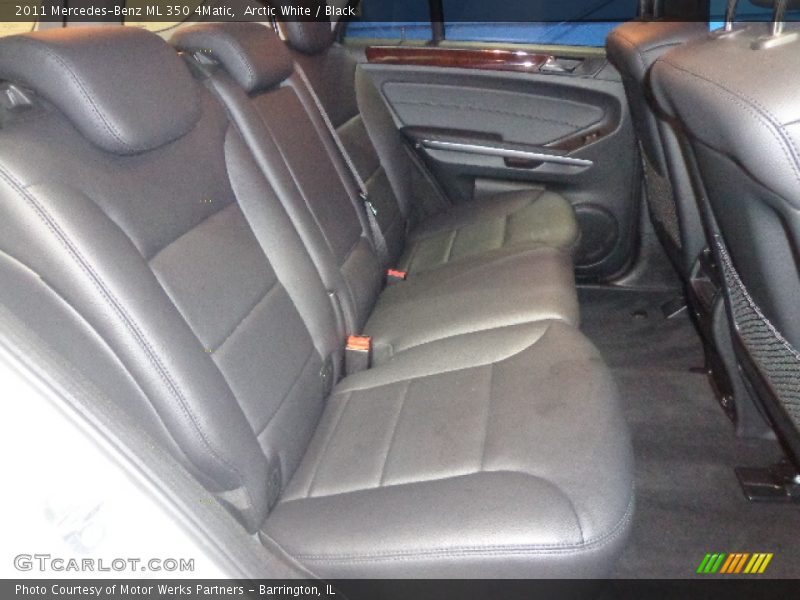 Arctic White / Black 2011 Mercedes-Benz ML 350 4Matic