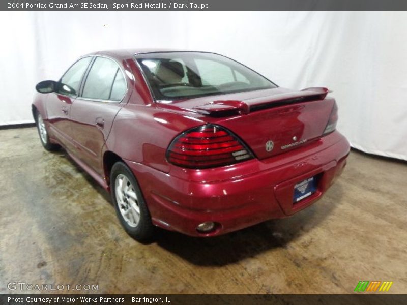 Sport Red Metallic / Dark Taupe 2004 Pontiac Grand Am SE Sedan