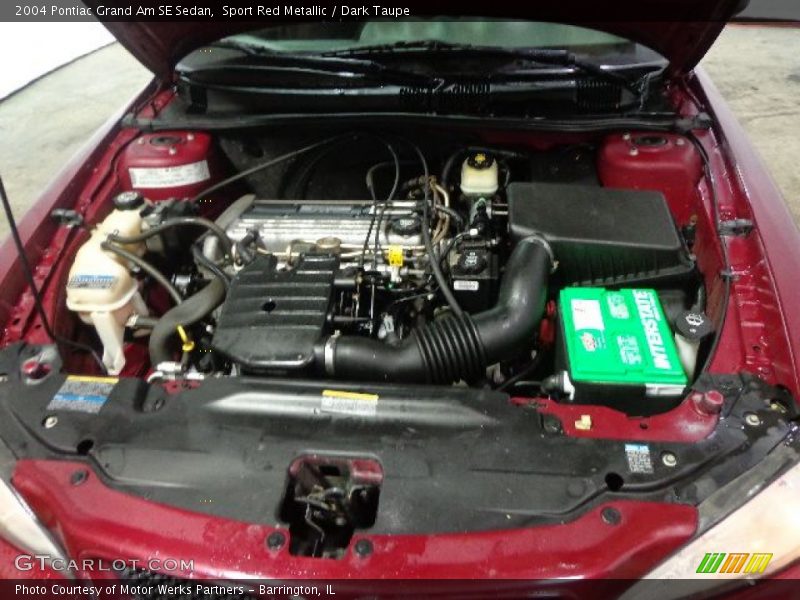  2004 Grand Am SE Sedan Engine - 2.2 Liter DOHC 16-Valve 4 Cylinder