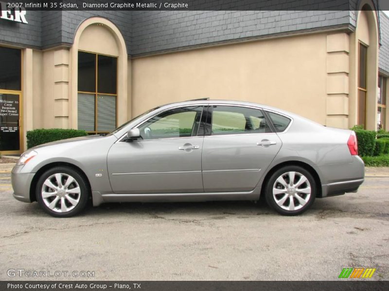 Diamond Graphite Metallic / Graphite 2007 Infiniti M 35 Sedan