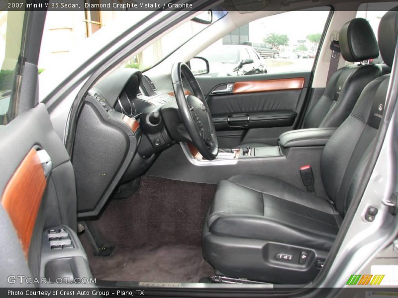 Diamond Graphite Metallic / Graphite 2007 Infiniti M 35 Sedan