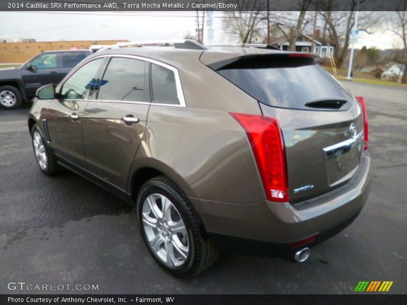 Terra Mocha Metallic / Caramel/Ebony 2014 Cadillac SRX Performance AWD