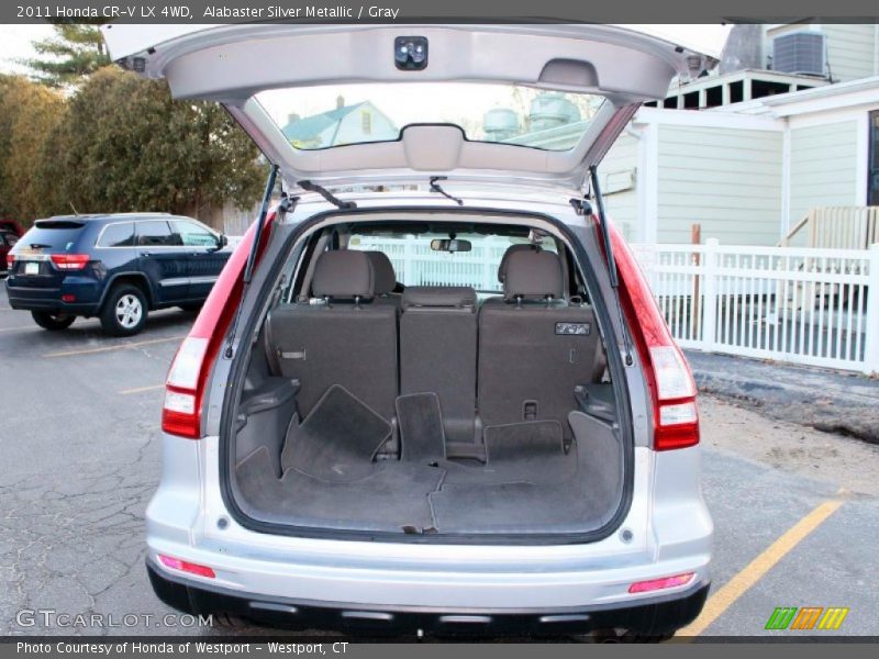 Alabaster Silver Metallic / Gray 2011 Honda CR-V LX 4WD