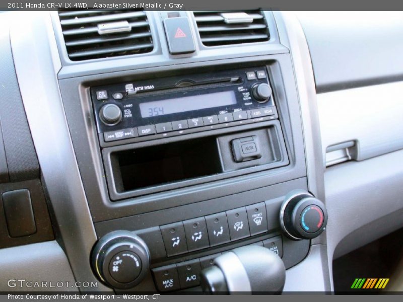 Alabaster Silver Metallic / Gray 2011 Honda CR-V LX 4WD