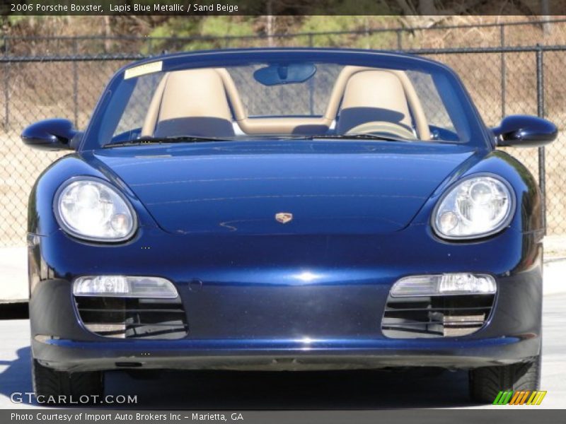 Lapis Blue Metallic / Sand Beige 2006 Porsche Boxster