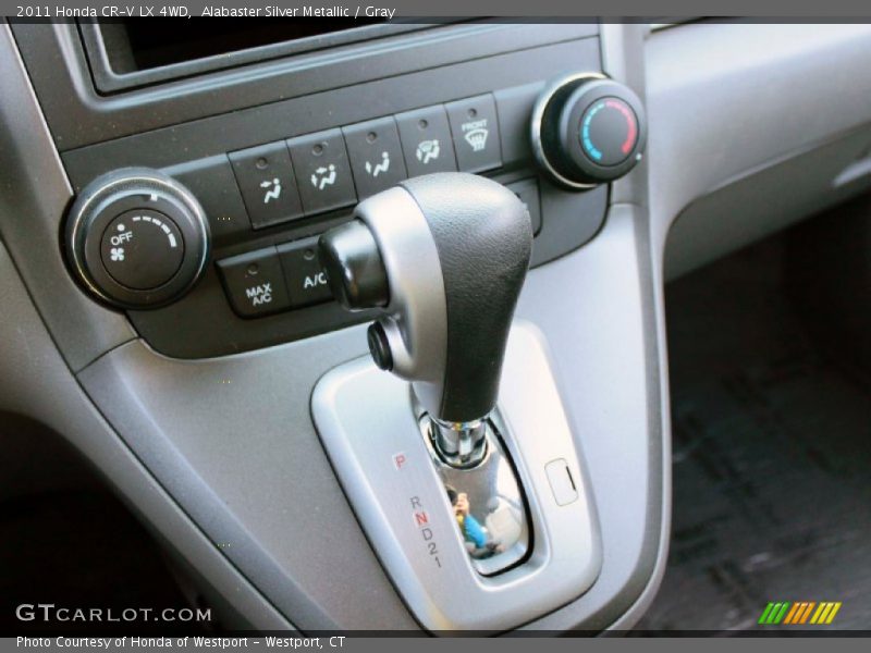 Alabaster Silver Metallic / Gray 2011 Honda CR-V LX 4WD