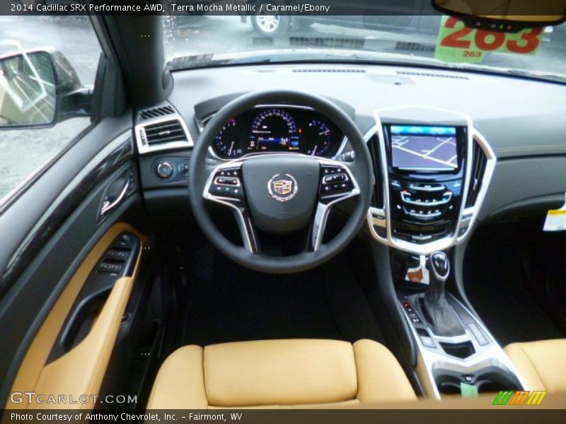 Terra Mocha Metallic / Caramel/Ebony 2014 Cadillac SRX Performance AWD