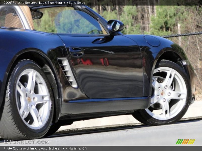 Lapis Blue Metallic / Sand Beige 2006 Porsche Boxster