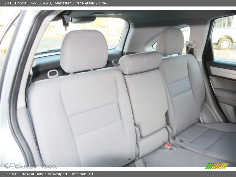 Alabaster Silver Metallic / Gray 2011 Honda CR-V LX 4WD