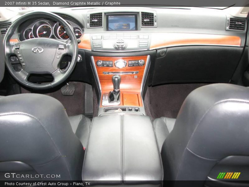 Diamond Graphite Metallic / Graphite 2007 Infiniti M 35 Sedan