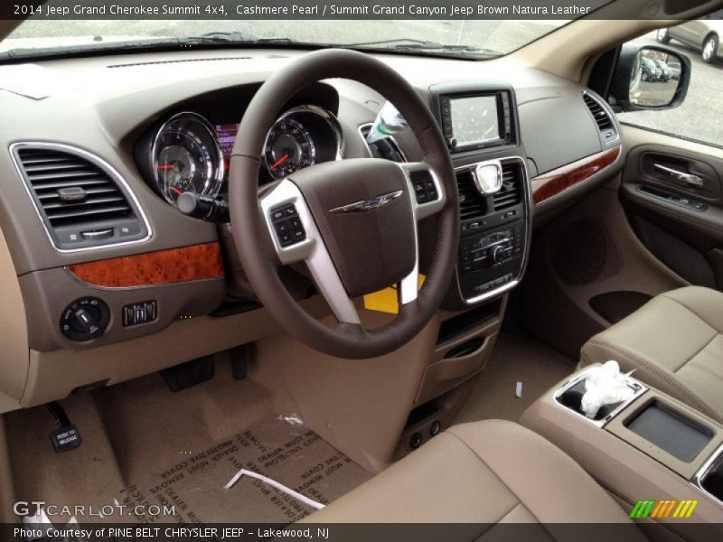 Summit Grand Canyon Jeep Brown Natura Leather Interior - 2014 Grand Cherokee Summit 4x4 