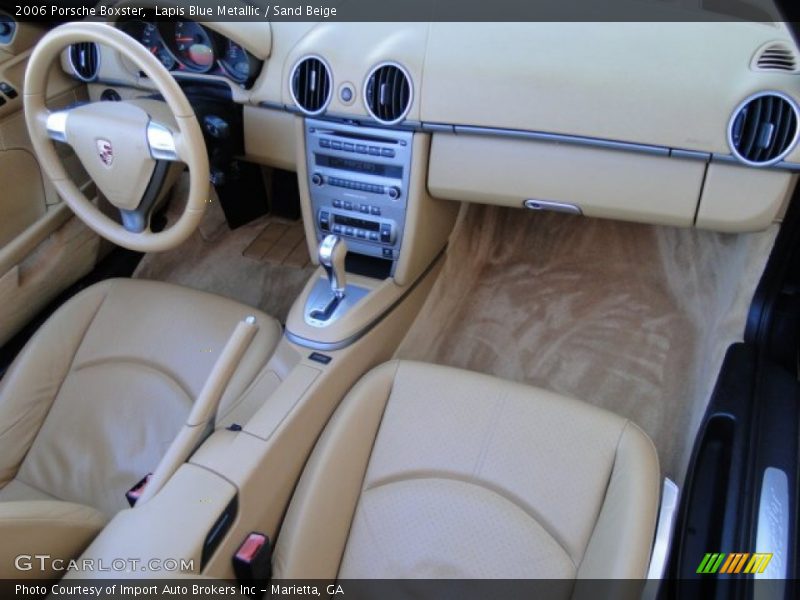 Lapis Blue Metallic / Sand Beige 2006 Porsche Boxster