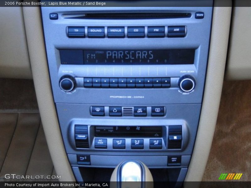Lapis Blue Metallic / Sand Beige 2006 Porsche Boxster