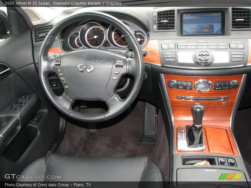 Diamond Graphite Metallic / Graphite 2007 Infiniti M 35 Sedan