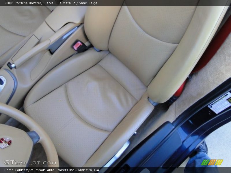 Lapis Blue Metallic / Sand Beige 2006 Porsche Boxster