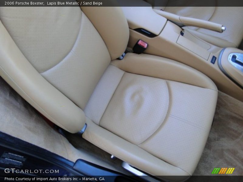 Lapis Blue Metallic / Sand Beige 2006 Porsche Boxster