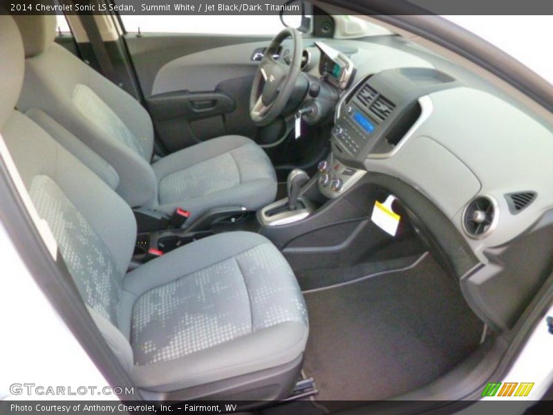  2014 Sonic LS Sedan Jet Black/Dark Titanium Interior