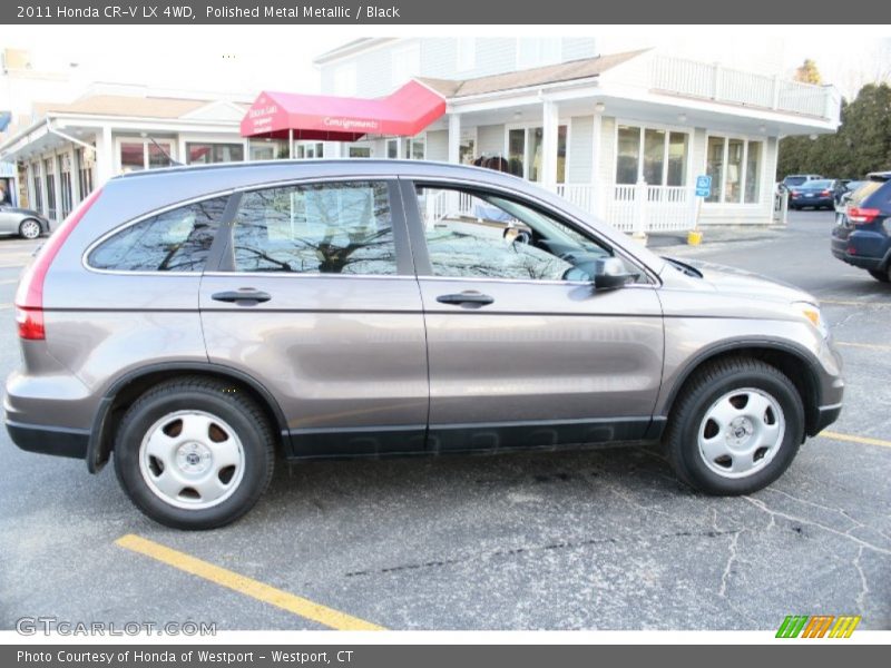 Polished Metal Metallic / Black 2011 Honda CR-V LX 4WD
