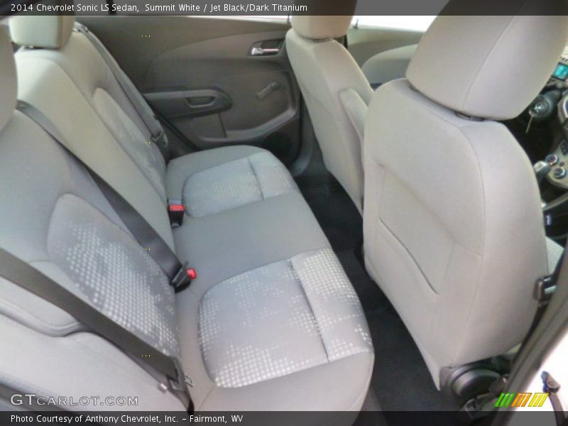 Summit White / Jet Black/Dark Titanium 2014 Chevrolet Sonic LS Sedan
