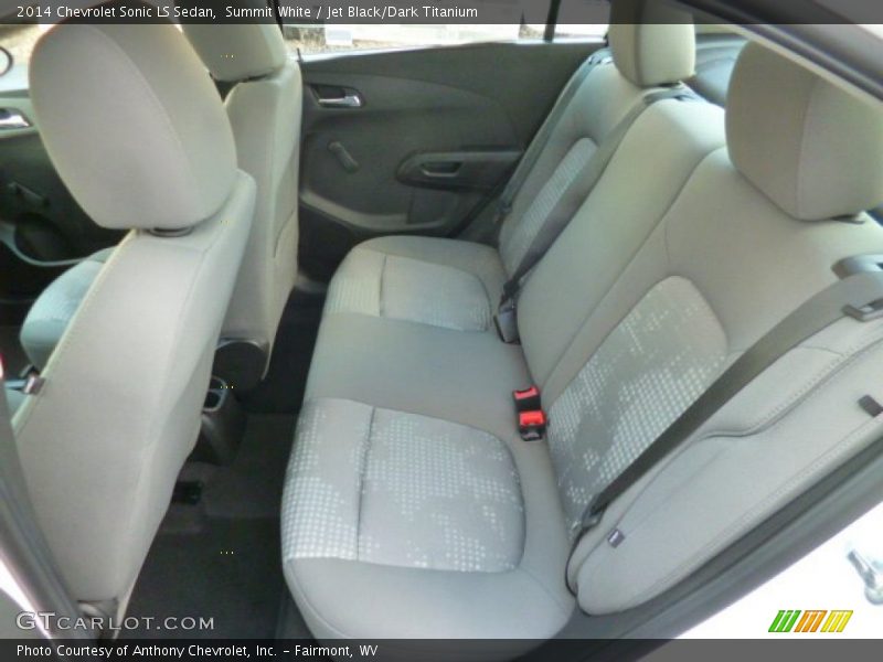 Summit White / Jet Black/Dark Titanium 2014 Chevrolet Sonic LS Sedan