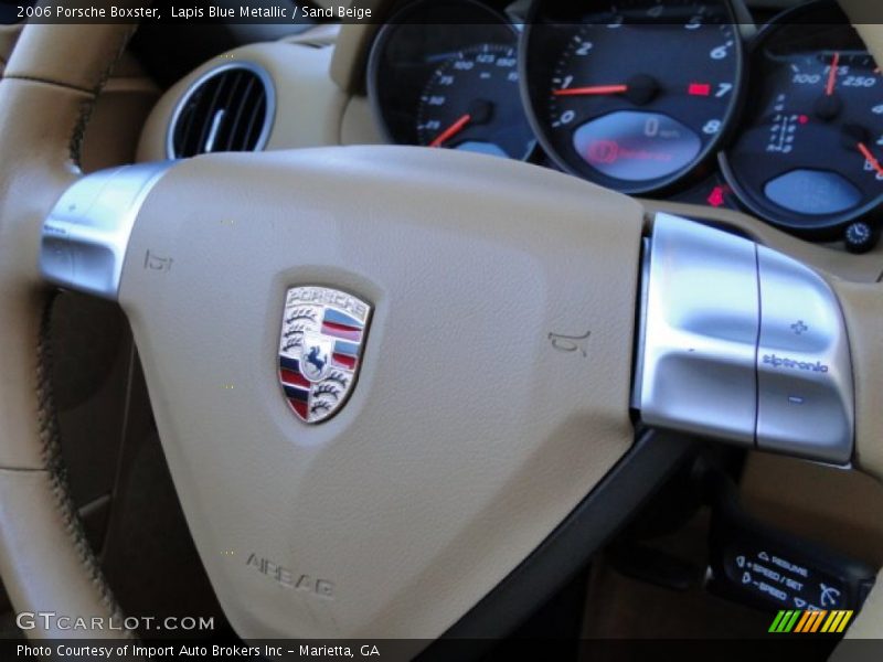 Lapis Blue Metallic / Sand Beige 2006 Porsche Boxster