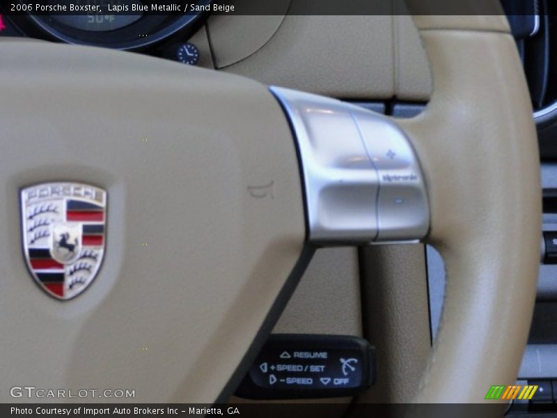 Lapis Blue Metallic / Sand Beige 2006 Porsche Boxster